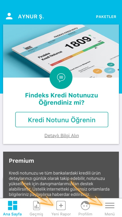 Karekodlu Çek Raporu Alma Kılavuzu Rapor Alma Adım 01