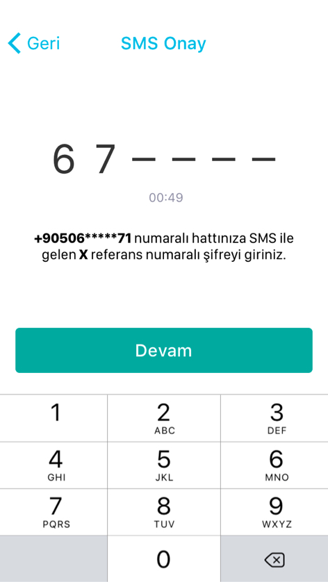 Karekodlu Çek Raporu Alma Kılavuzu Sisteme Giriş Adım 03