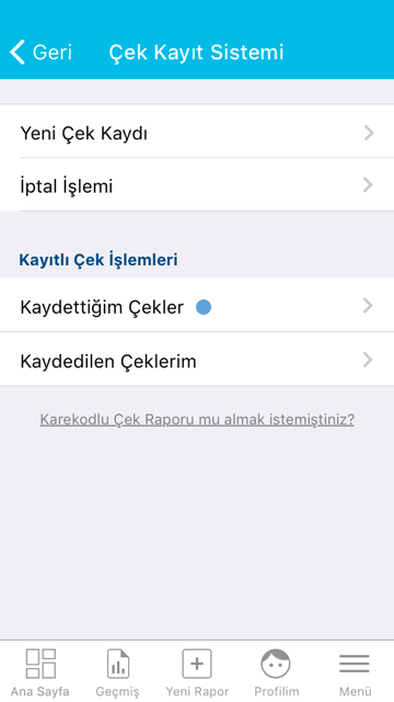 Mobil Uygulama İşlemleri Üye Kullanımı Kayıt Detay Görüntüleme Adım 1