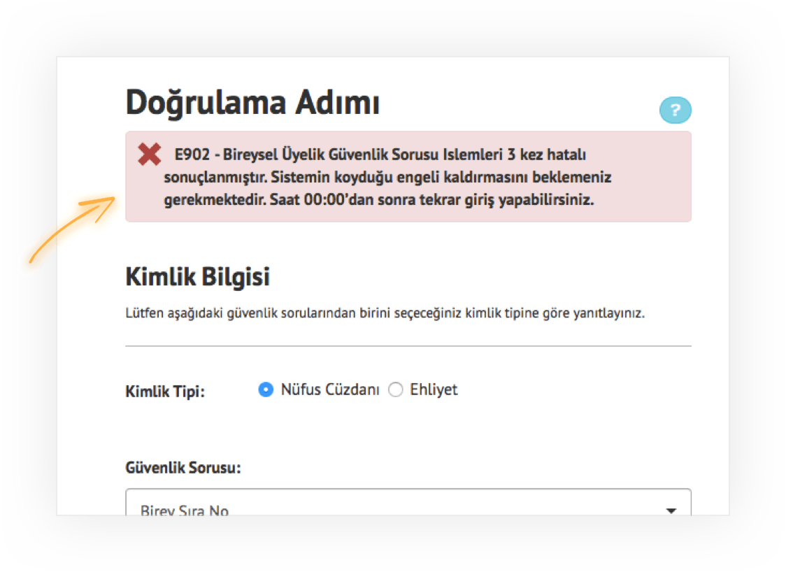Findeks Bireysel Üyelik Ekranı Adım 9